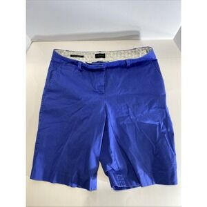 Talbots Wmns Shorts Blue Size 10 Perfect Short Casual Chino Cotton Blend Stretch